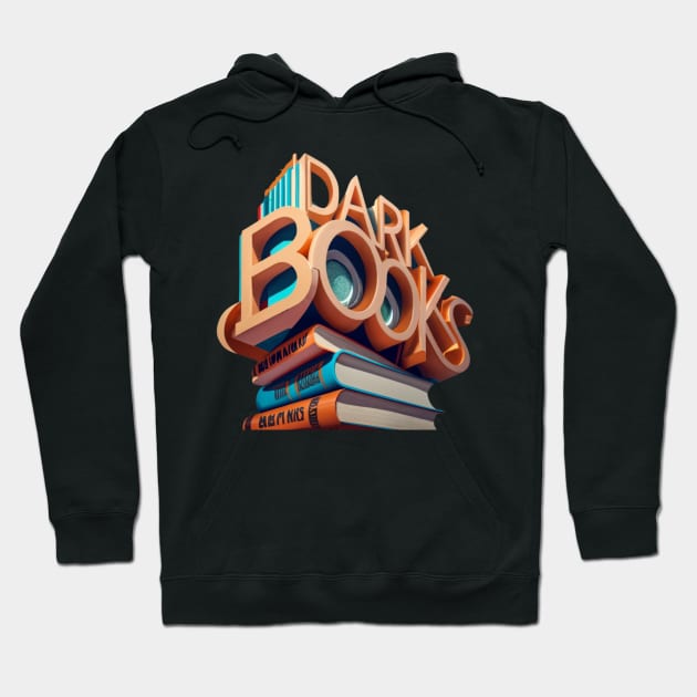 Dark Books Hoodie by Roseyasmine